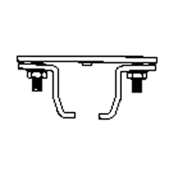 Ceiling Mount Curtain Partition Track Splicer Sécurité Médic