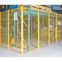 Wire Mesh Partition Components - Universal Posts, 10-1/4' H Sécurité Médic