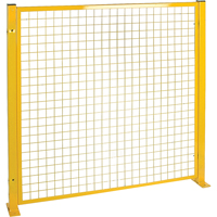 Perimeter Guards, 4.125' H x 2" W, Yellow Sécurité Médic