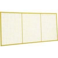 Wire Mesh Partition Components - Panels, 4' H x 8' W Sécurité Médic