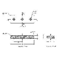 Molded Rubber Dock Guards, Rubber, 30" W x 4" D x 10" H Sécurité Médic