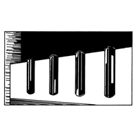 Extruded Rubber Dock Fenders, Rubber, 4-1/2" W x 12" L x 3-3/4" D Sécurité Médic