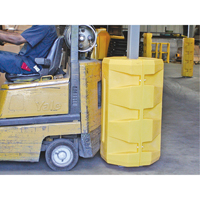 Column Protectors, 6-1/4" x 6-1/4" Inside Opening, 23-1/2" L x 23-1/2" W x 39-1/2" H, Yellow Sécurité Médic
