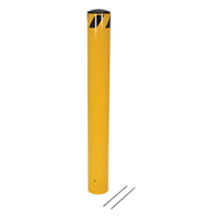 Bornes &agrave; couler, Acier, 36-1/2" h x 5-9/16" la, Jaune Sécurité Médic
