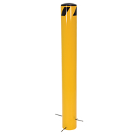 Bornes &agrave; couler, Acier, 36-1/2" h x 5-9/16" la, Jaune Sécurité Médic