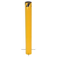 Bornes &agrave; couler, Acier, 36-1/2" h x 5-9/16" la, Jaune Sécurité Médic