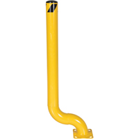 Borne d&eacute;sax&eacute;e, Acier, 54" h x 4-1/2" la, Jaune Sécurité Médic