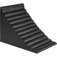 Cale de roue, 9-7/8" x 7-1/8" x 7-1/2", Noir Sécurité Médic