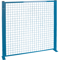 Perimeter Guards - Mesh Style, 4' H x 4' W, Blue Sécurité Médic