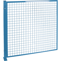 Perimeter Guards - Mesh Style, 4' H x 4' W, Blue Sécurité Médic
