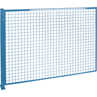 Perimeter Guards - Mesh Style, 4' H x 8' W, Blue Sécurité Médic