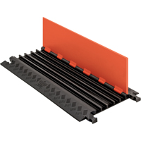 Guard Dog&reg; Low Profile Cable Protector, 5 Channels, 36" L x 16.9" W x 1.25" H Sécurité Médic