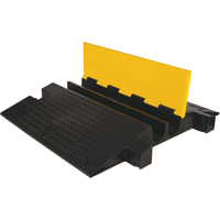 Protecteur de c&acirc;ble &agrave; traverse extr&ecirc;me Yellow Jacket, 2 canaux, 35,75" lo x 42,125" la x 5,125" h Sécurité Médic