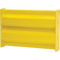 Barri&egrave;re de s&eacute;curit&eacute; de qualit&eacute; industrielle, Acier, 19" lo x 12" h, Jaune s&eacute;curit&eacute; OSHA Sécurité Médic