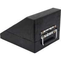 Cale de roue, 10-5/8" x 8-5/8 x 7", Noir Sécurité Médic