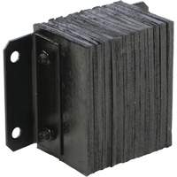 Laminated Dock Bumper, Horizontal, Rubber, 12" W x 6" D x 10" H Sécurité Médic