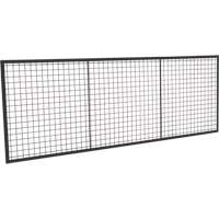 Wire Mesh Partition Panel, 3' H x 8' W Sécurité Médic