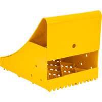 Cales-roue pour la glace, Acier, Jaune, 8-1/16" la x 10-5/8" p x 8-13/16" h Sécurité Médic
