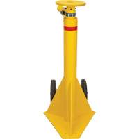 100,000 lbs. Static Capacity Ratchet Trailer Jack, 20 tons Lift Capacity Sécurité Médic
