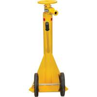 100,000 lbs. Static Capacity Ratchet Trailer Jack, 20 tons Lift Capacity Sécurité Médic