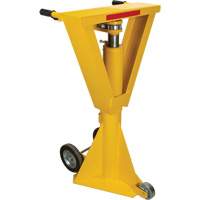 100,000 lbs. Static Capacity Ratchet Beam Trailer Jack, 20 tons Lift Capacity Sécurité Médic
