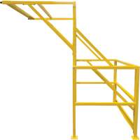 Mezzanine Safety Gate, 70" L x 77" H, 78" Raised, Yellow Sécurité Médic
