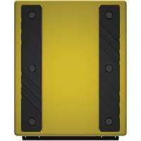 Checkers Safety Heavy-Duty Ultra Class Mining Wheel Chock, HDPE, Yellow, 14-1/2" W x 17-1/2" D x 16" H Sécurité Médic