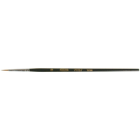 Artist Paint Brush, 1/16" Brush Width, Red Sable, Wood Handle Sécurité Médic
