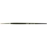 Artist Paint Brush, 3/32" Brush Width, Red Sable, Wood Handle Sécurité Médic