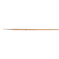 Pure White Bristle Round Marking Paint Brush, 9/64" Brush Width, White China, Wood Handle Sécurité Médic