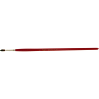 Pinceau de forme ronde pour marquage, Largeur de la brosse de 3/16", Soie de chameau, Manche &agrave; Bois Sécurité Médic
