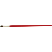 Pinceau de forme ronde pour marquage, Largeur de la brosse de 1/4", Soie de chameau, Manche &agrave; Bois Sécurité Médic