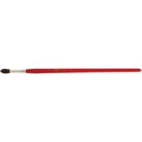Pinceau de forme ronde pour marquage, Largeur de la brosse de 9/32", Soie de chameau, Manche &agrave; Bois Sécurité Médic