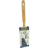Pinceau &agrave; soies angulaires Crown Pro, Soies, Manche Bois, Largeur de 2" Sécurité Médic