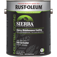 Sierra S60 Water-Based Epoxy Maintenance Coating Part 1 Activator, Gallon Sécurité Médic