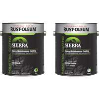Sierra S60 Water-Based Epoxy Maintenance Coating Kit, Gallon, Black Sécurité Médic