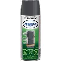 Specialty Appliance Epoxy Coating, Aerosol Can, Black Stainless Steel Sécurité Médic