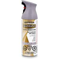 Universal&reg; Enamel Paint & Primer In One, Silver Lilac Purple, Satin, Aerosol Can Sécurité Médic