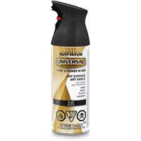 Universal&reg; Enamel Paint & Primer In One, Black, Very Flat, Aerosol Can Sécurité Médic