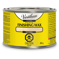 Varathane&reg; Classic Paste Finishing Wax, 450 g, Natural, Matte Sécurité Médic