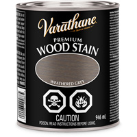 Varathane&reg; Premium Wood Stain, 946 ml, Weathered Grey Sécurité Médic