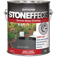 Stoneffects Quartz Stone Coating, 3.78 L, Water-Based, Textured, Grey Sécurité Médic