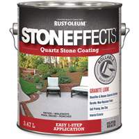 Stoneffects Quartz Stone Coating, 3.78 L, Water-Based, Textured, Grey Sécurité Médic