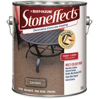 Stoneffects Decorative Concrete Coating, 3.78 L, Textured, Beige Sécurité Médic