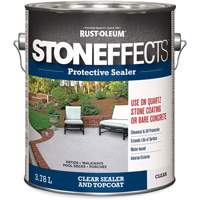 Stoneffects Protective Concrete Sealer, 3.78 L, Water-Based, Transparent, Clear Sécurité Médic