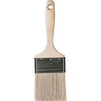 One Coat Trim & Wall Brush, White China, Wood Handle, 3" Width Sécurité Médic