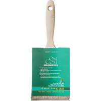 One Coat Trim & Wall Brush, White China, Wood Handle, 4" Width Sécurité Médic