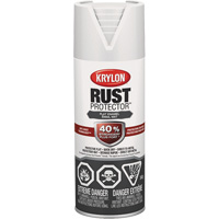 Rust Protector&reg; Enamel Paint, White, Very Flat, 12 oz., Aerosol Can Sécurité Médic