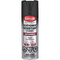 Tough Coat&reg; Advanced Paint with Rust Barrier Technology, Black, Flat, 425 g, Aerosol Can Sécurité Médic