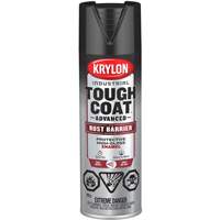 Tough Coat&reg; Advanced Paint with Rust Barrier Technology, Black, High-Gloss, 425 g, Aerosol Can Sécurité Médic